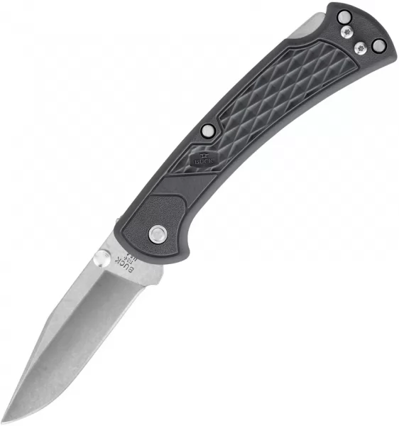 Buck 112 Slim Select Lockback Gry knives BU112GYS2