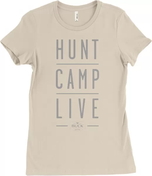 Buck Womens Hunt-Camp T-Shirt XL knives BU11602