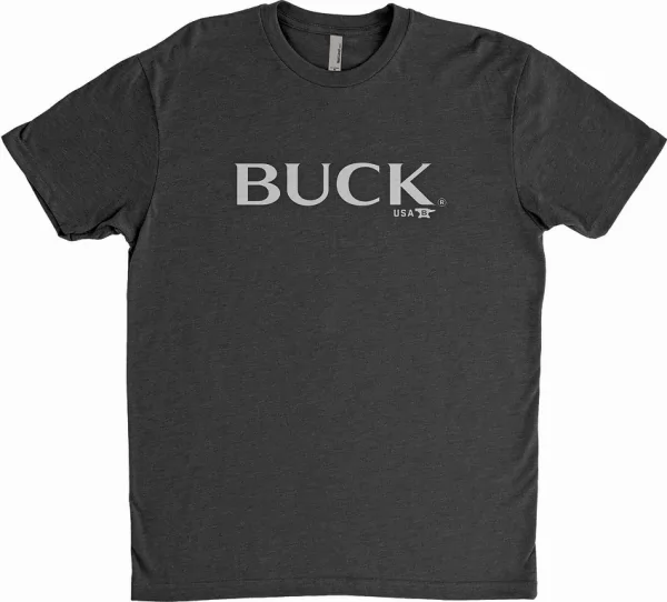 Buck T-Shirt Charcoal XXL knives BU12389