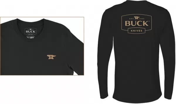 Buck Long Sleeve T-Shirt Large knives BU13208