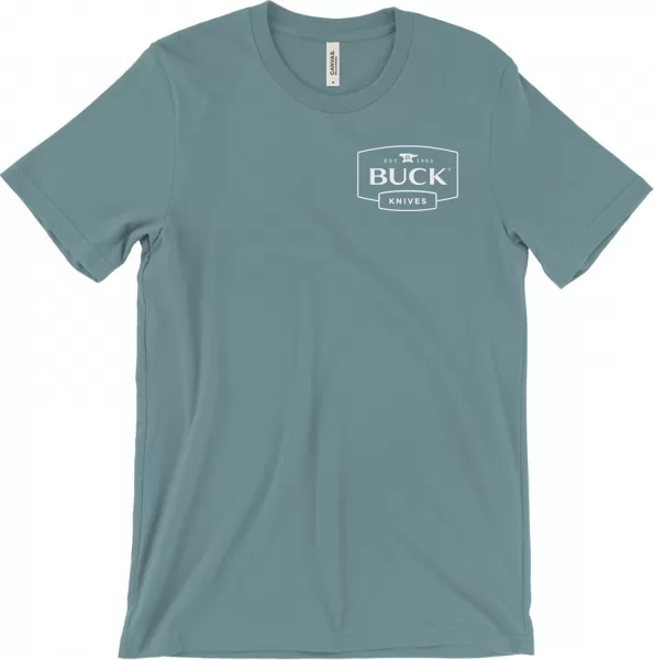 Buck Front Logo T-Shirt Slate XXL knives BU13350