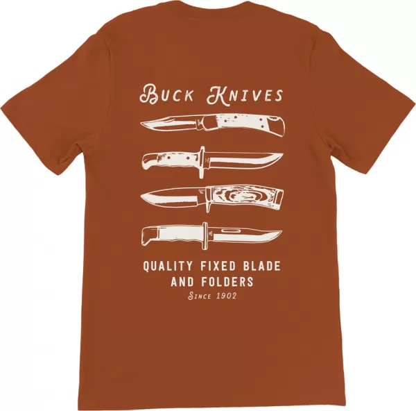 Buck Quality Blades T-Shirt L knives BU13378