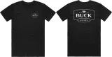 Buck Logo T-Shirt Black Lrg - BU13873