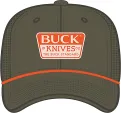 Buck Embroidered Patch Hat OD - BU14250