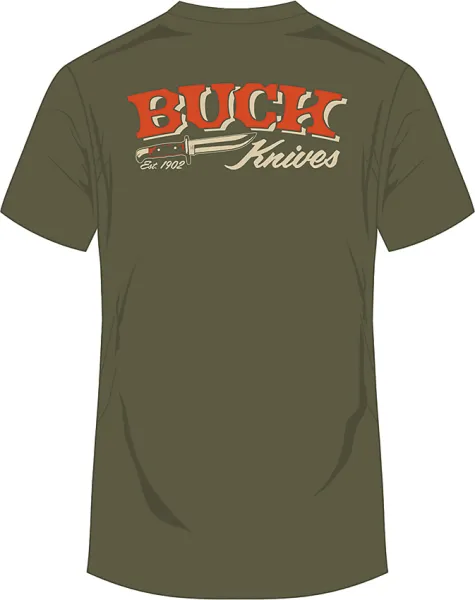 Buck Western T-Shirt XL knives BU14272