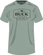 Buck Logo T-Shirt Sage LG - BU14320