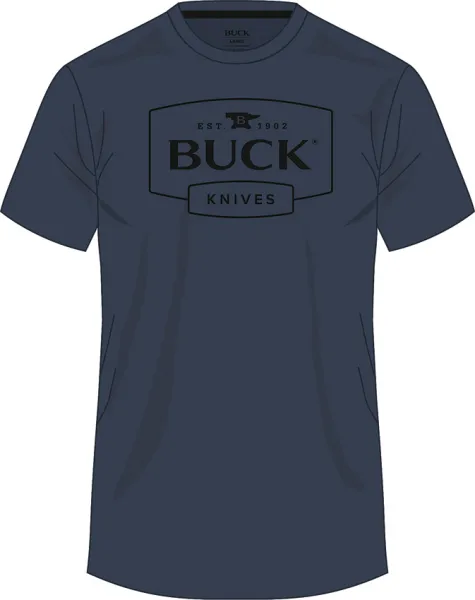 Buck Logo T-Shirt Navy 2XL knives BU14329