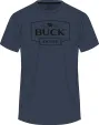 Buck Logo T-Shirt Navy 2XL - BU14329