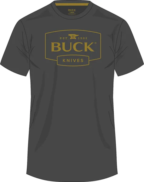 Buck Logo T-Shirt Gray 3XL knives BU14337
