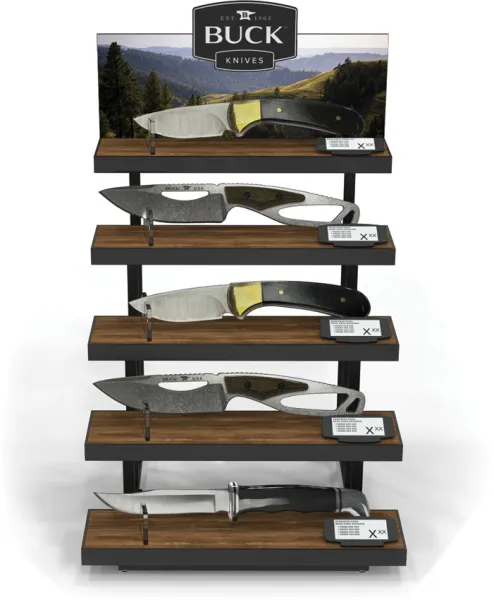 Buck Five Tier Knife Glorifier knives BU21089