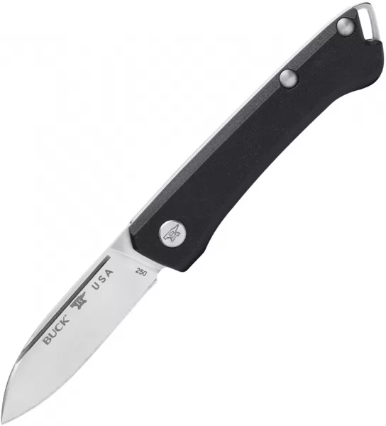 Buck Saunter Folder DP Micarta knives BU250BKS