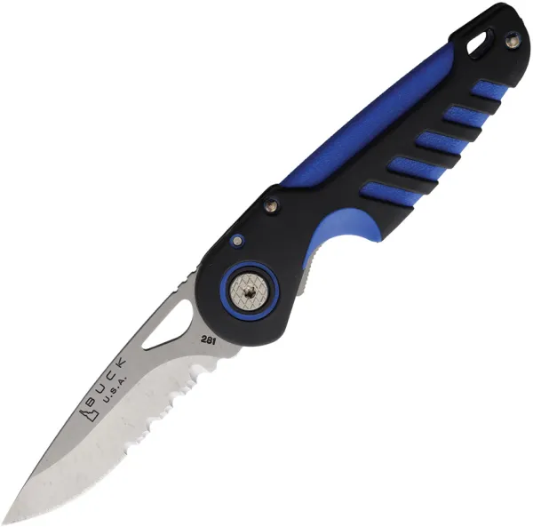 BUCK Linerlock Black-Blue knives BU281BLX