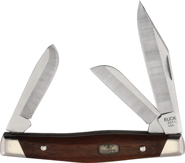 Buck Stockman Granadillo knives BU301BRS3