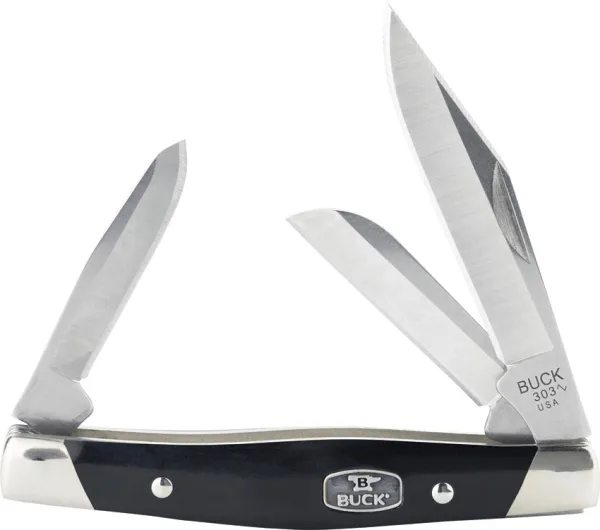 Buck Cadet Black Nickel Silver knives BU303BKS1
