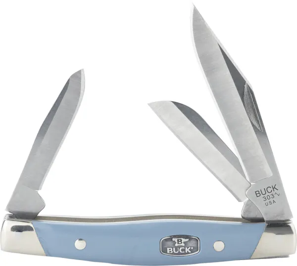 Buck Cadet Blue Nickel Silver knives BU303BLS