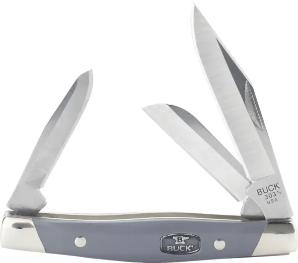 Buck Cadet Gray Nickel Silver knives BU303GYS2