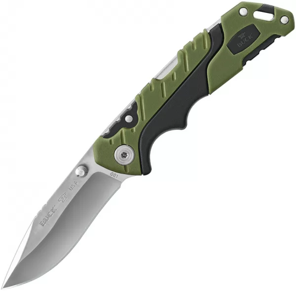 Buck Small Pursuit Lockback knives BU661GRS