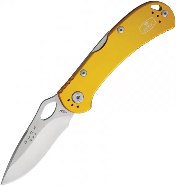 Buck Spitfire Lockback Yellow knives BU722YWS1