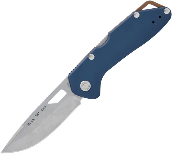 Buck Mustang Lockback Dark Blue knives BU724BLS1