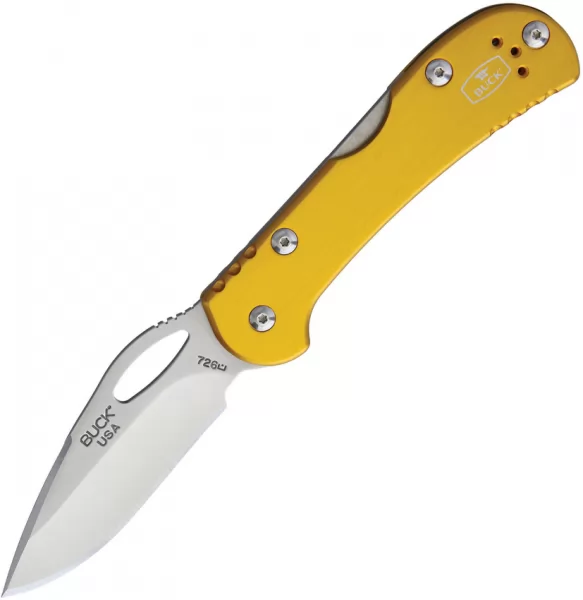 Buck Mini Spitfire Lockback Yellow knives BU726YWS