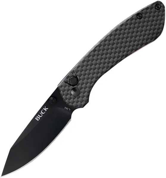Buck Mini Sovereign Button Lock CF knives BU743CFSC