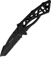 Buck Bones 870BKX Black High Tech Skeletonized Knife