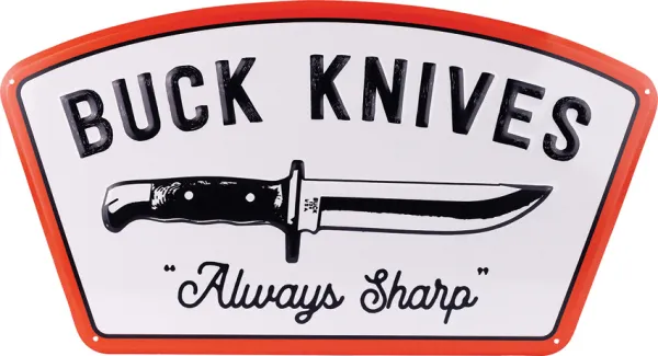 Buck Always Sharp Tin Taker Sign knives BU95307