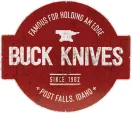 Buck Famous For Edge Tin Sign - BU95309