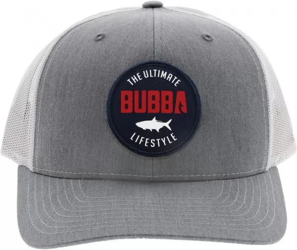 Bubba Blade Yellowfin Tuna Hat Gray BUB1116102