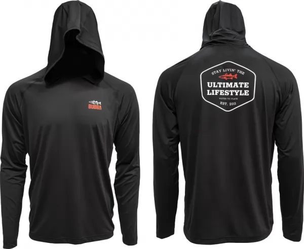 Bubba Blade Perform Hoodie Black LG BUB1143189