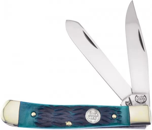 Buck Creek Trapper Green Pick Bone knives BUC254GPB