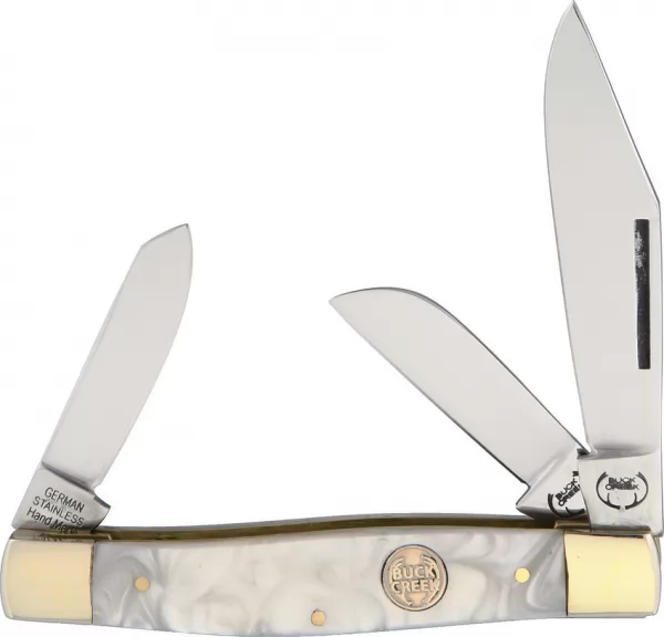 Buck Creek Stockman Cracked Ice knives BUC659CI