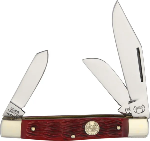 Buck Creek Big Diamond Back Red Pick knives BUC659RPB