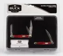 Buck Folder Combo Red Wood knives BUCMBOWM20C