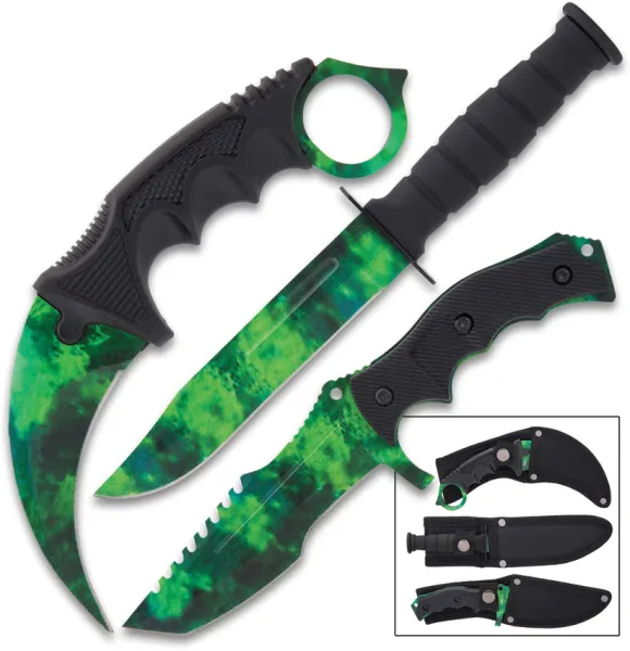 United Cutlery Black Legion Poison Cloud Trip knives BV582