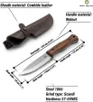 BEAVERCRAFT Breeze Bushcraft Fixed Blade BVRBSH6
