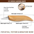 BEAVERCRAFT Detail Wood Carving Knife BVRC15