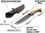 BEAVERCRAFT Hunter Fixed Blade BVRHGK6