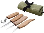 BEAVERCRAFT 4 Knife Set with Tool Roll - BVRS09