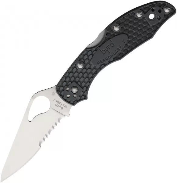 Byrd Meadowlark 2 Lockback Gray knives BY04PSGY2