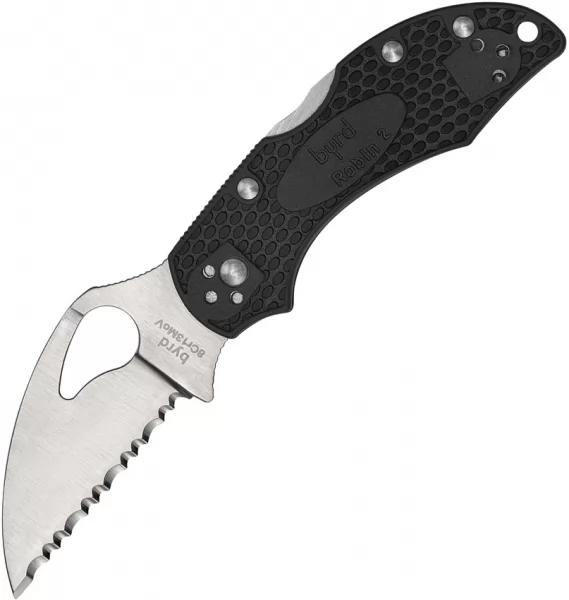 Byrd Robin 2 Lockback Black knives BY10SBKWC2