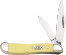 Yellow Synthetic Peanut KnifeCA030 Chrome Vanadium