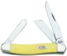 Case CA035 Medium Stockman Chrome Vanadium Yellow