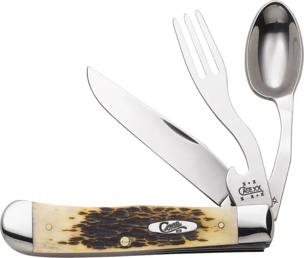 Case Hobo CA052 knife Fork Spoon 6354HBSS Trapper