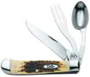 Case Hobo CA052 knife Fork Spoon 6354HBSS Trapper