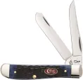 Case Cutlery Mini Trapper Navy Blue Bone - CA07321