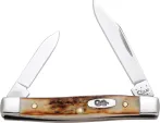 Case Small Pen Knife Genuine Stag 2 5/8 Closed