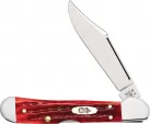 Case Cutlery Mini Copperlock Red Pkt Worn - CA10307