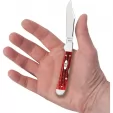 Case Cutlery Mini Copperlock Red Pkt Worn CA10307