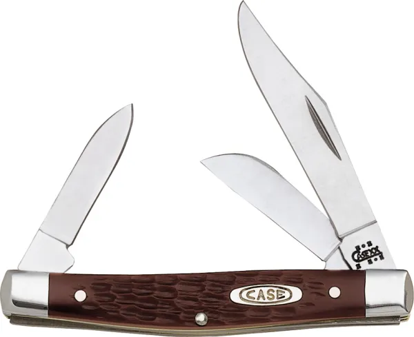 Case CA106 Medium Stockman Jigged Delrin 6344 SS